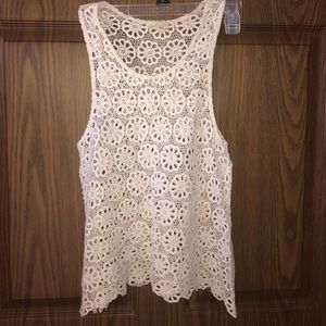 URBAN OUTFITTERS crochet tank top
